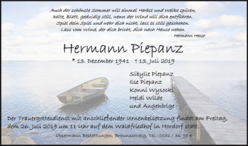 Traueranzeige von Oppermann Braunschweig Tel von Braunschweiger Zeitung