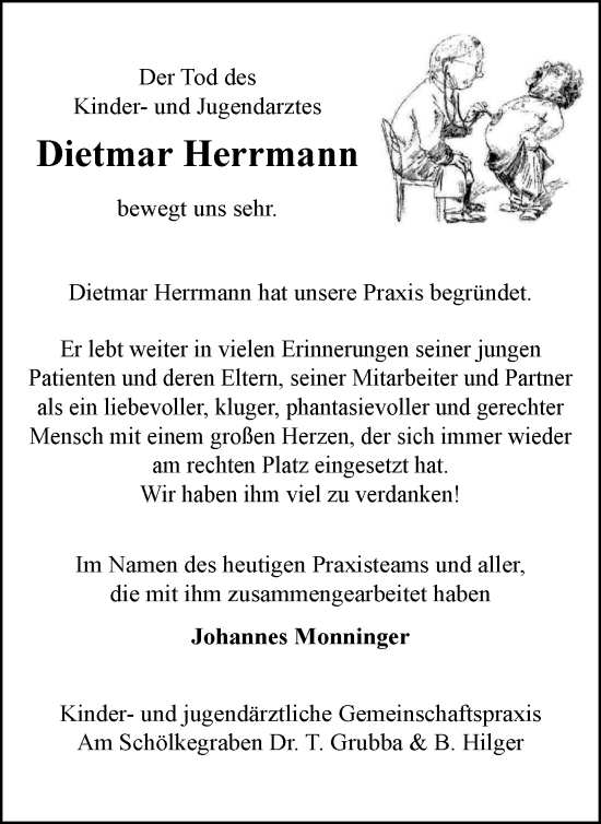 Traueranzeige von Dietmar Herrmann von Salzgitter-Zeitung