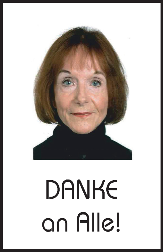 Traueranzeige von Danksagung  von Braunschweiger Zeitung