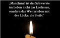 Kerze von Jenny und Liam  für Marco Heyse